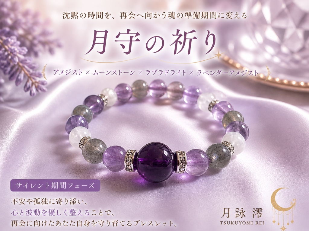 月守の祈り サイレント期間フェーズのパワーストーンブレスレット